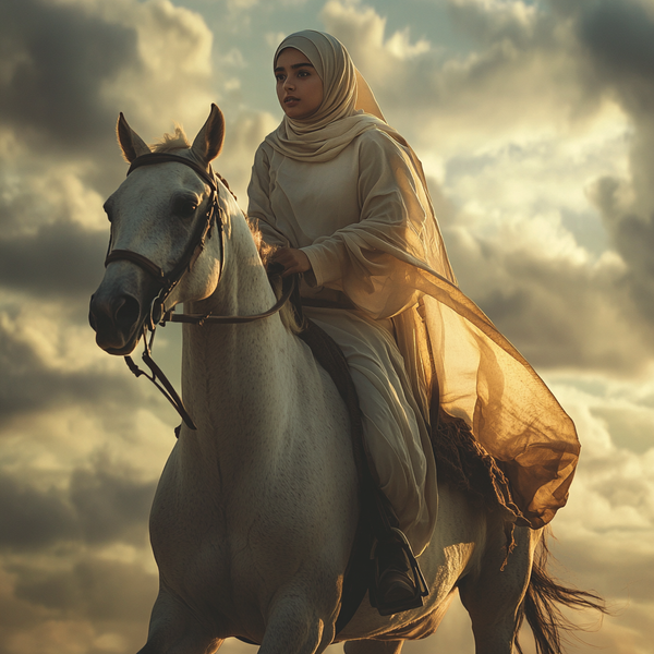 شو إلنا يا حلوة عن ها الفرس لا تنزلي
